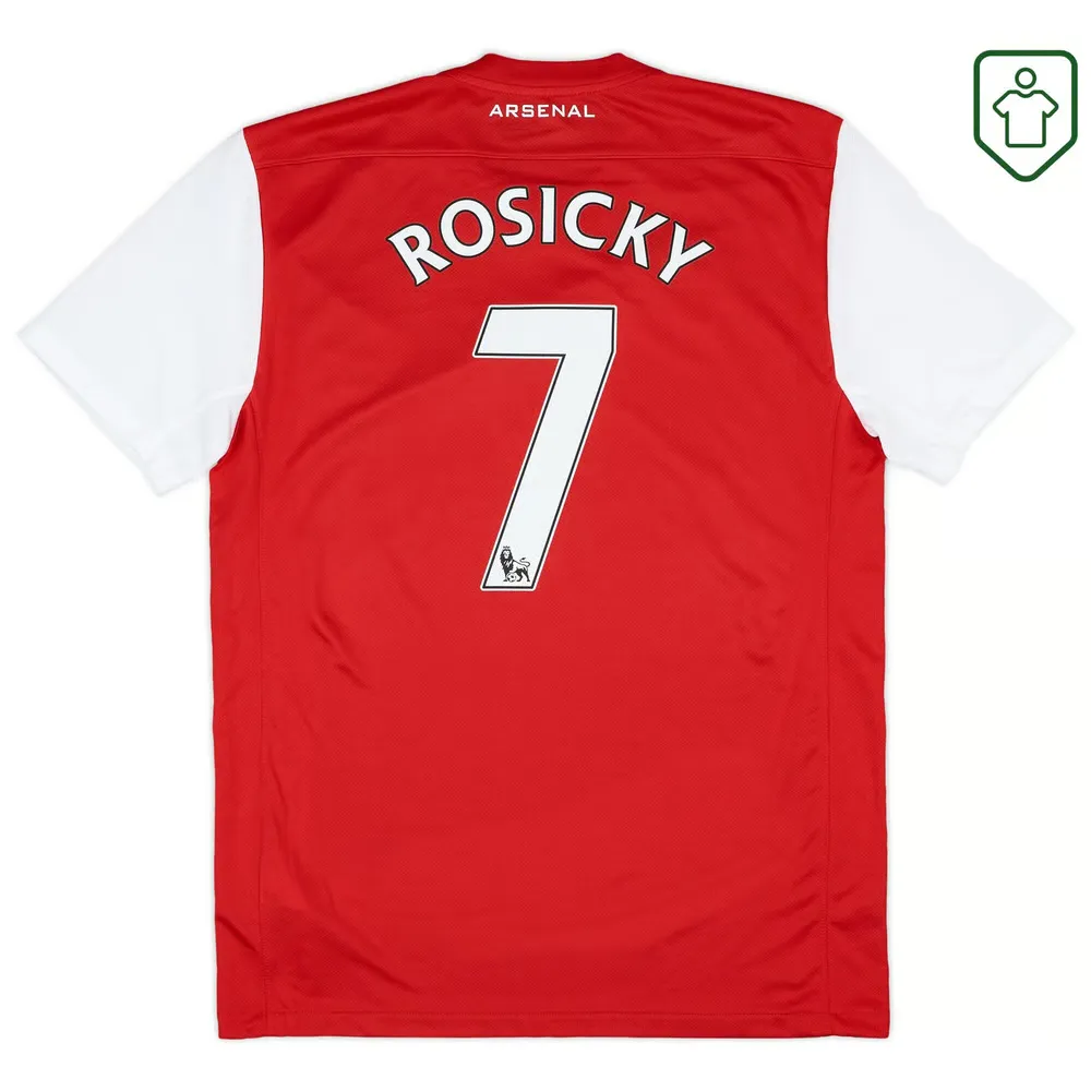 Maillot rétro domicile homme Arsenal 2011/12 Rosicky #7