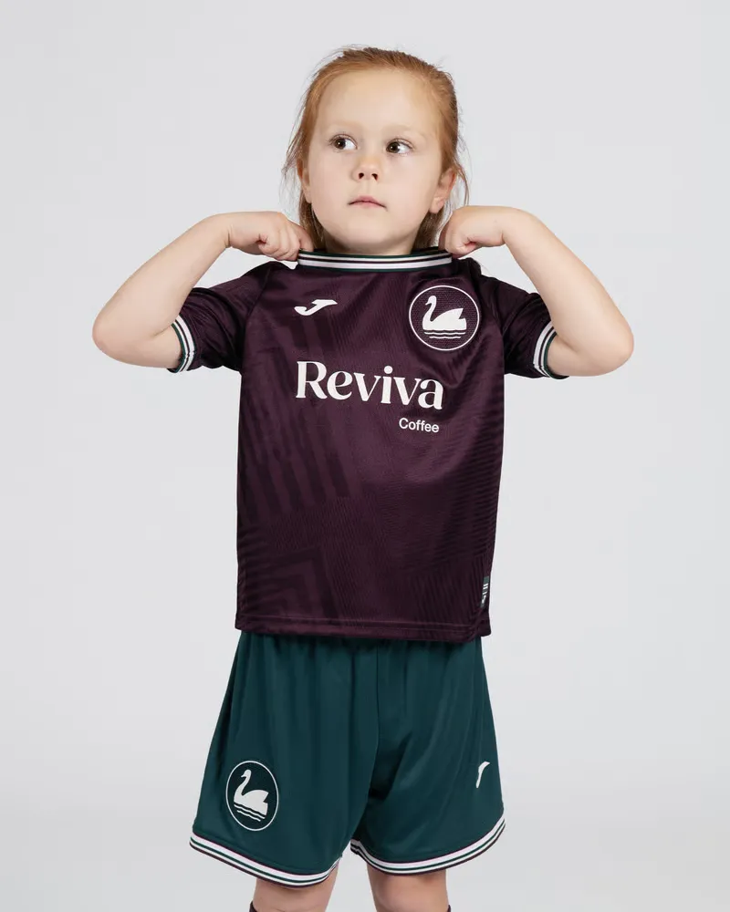 Kit extérieur Swansea City 2025/26 enfant