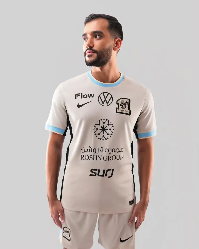 Homme Al-Ittihad Club 2025/26 Maillot Extérieur