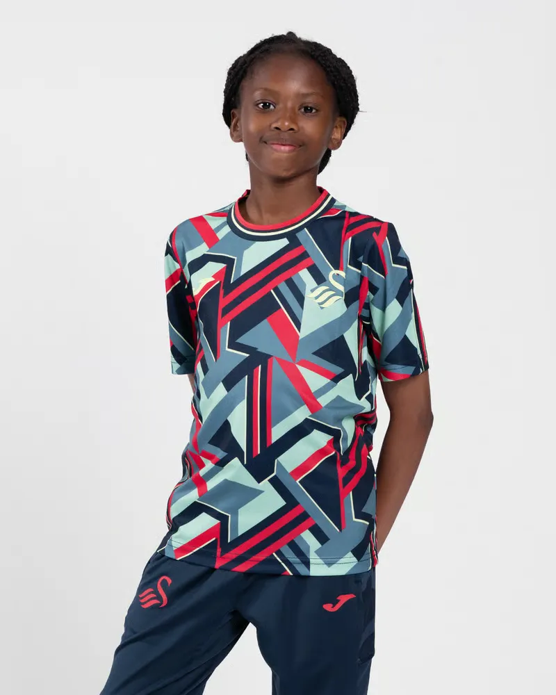 Enfant Swansea City 2025/26 Troisième Maillot Échauffement