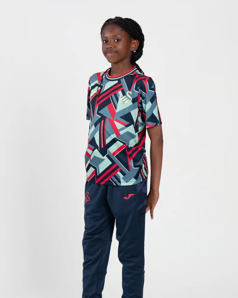 Enfant Swansea City 2025/26 Troisième Maillot Échauffement – Image 2