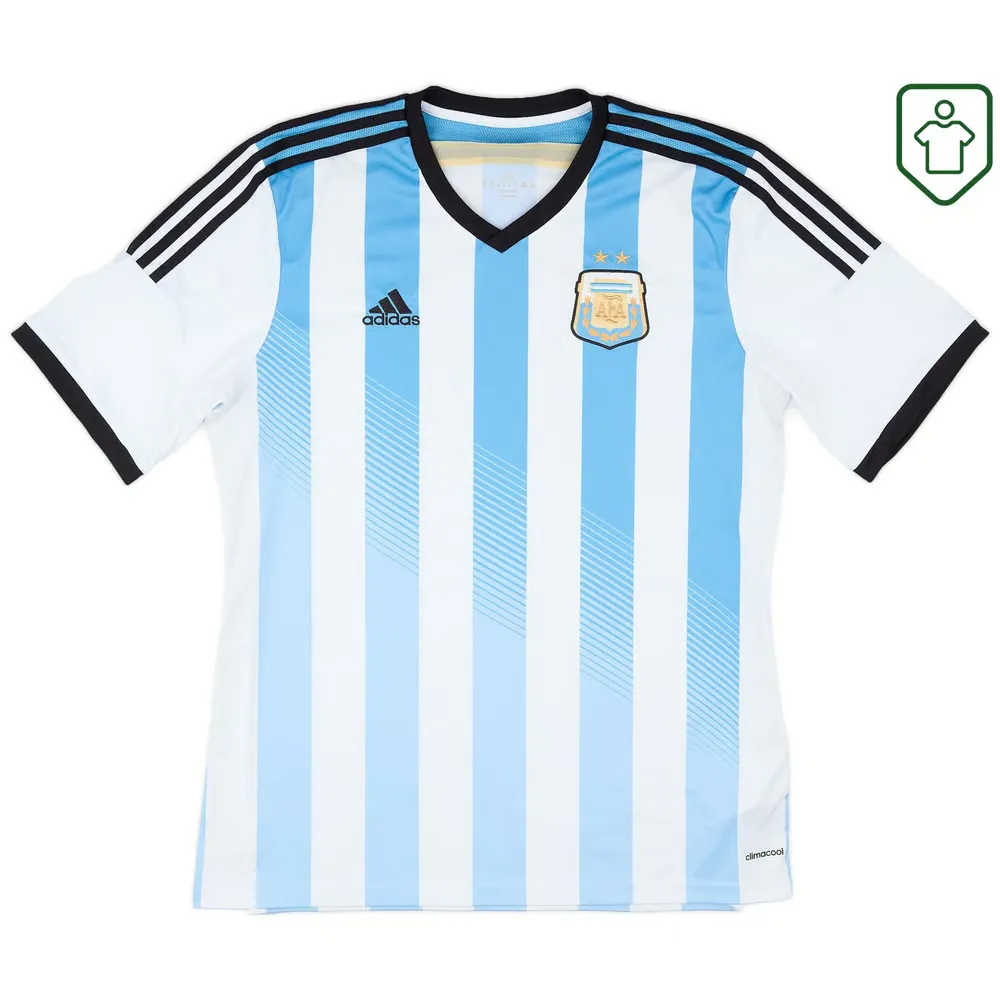 Homme Maillot rétro domicile Argentine 2013/15 - Bleu