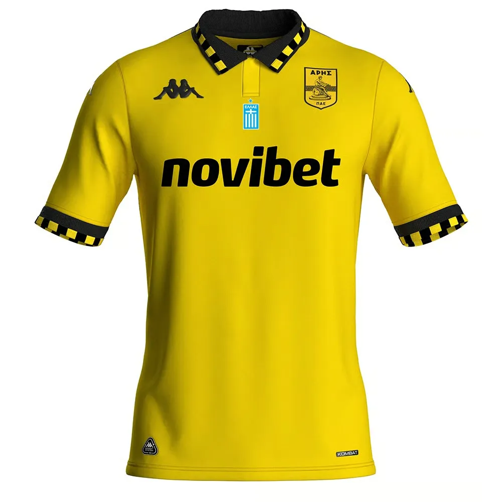 Maillot extérieur jaune homme Aris FC 2025/26