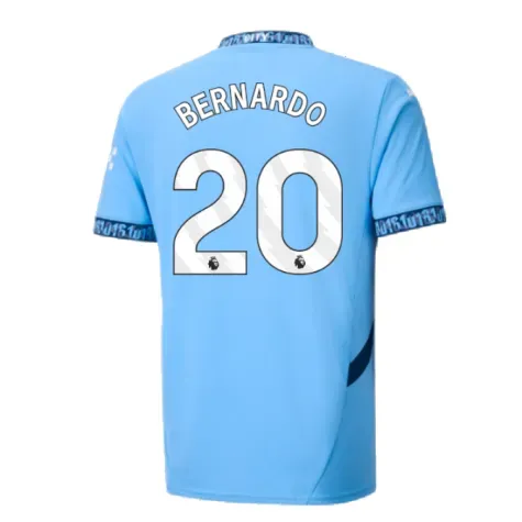 T-shirt domicile BERNARDO Manchester City 2024/25 pour homme