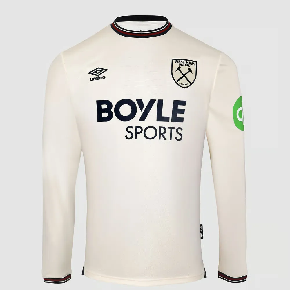 Maillot extérieur manches longues enfant West Ham United 2025/26