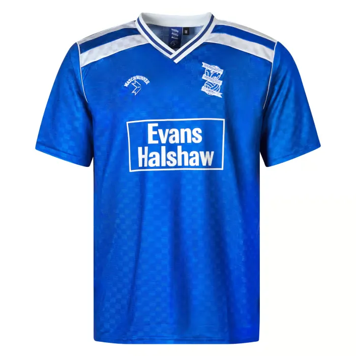 Maillot rétro domicile 88/89 Matchwinner Evans Halshaw Birmingham City homme