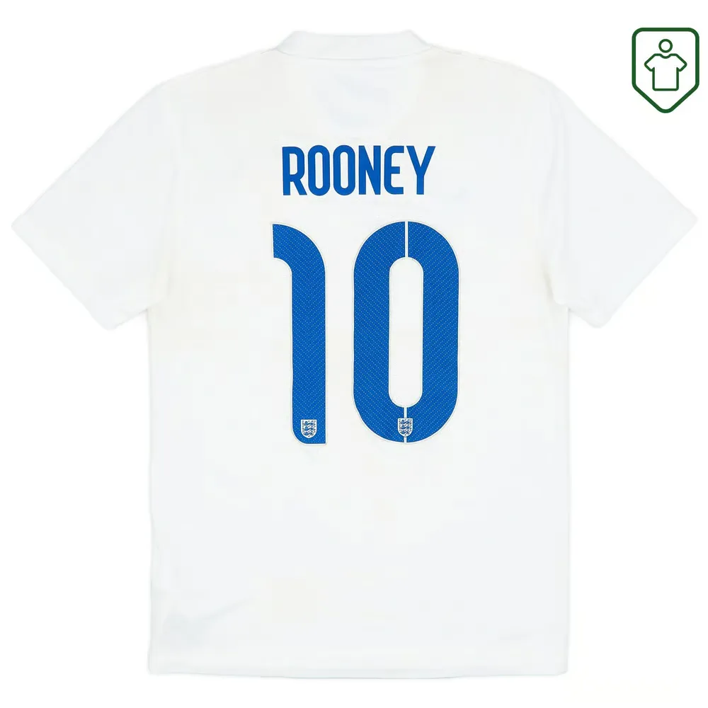 Homme Maillot rétro domicile Angleterre 2014/15 Rooney #10