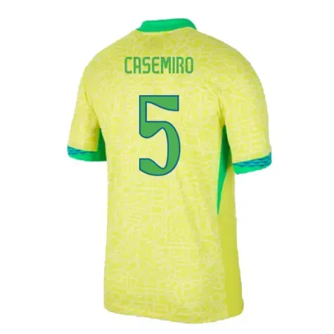 T-shirt domicile homme CASEMIRO Brésil 2024