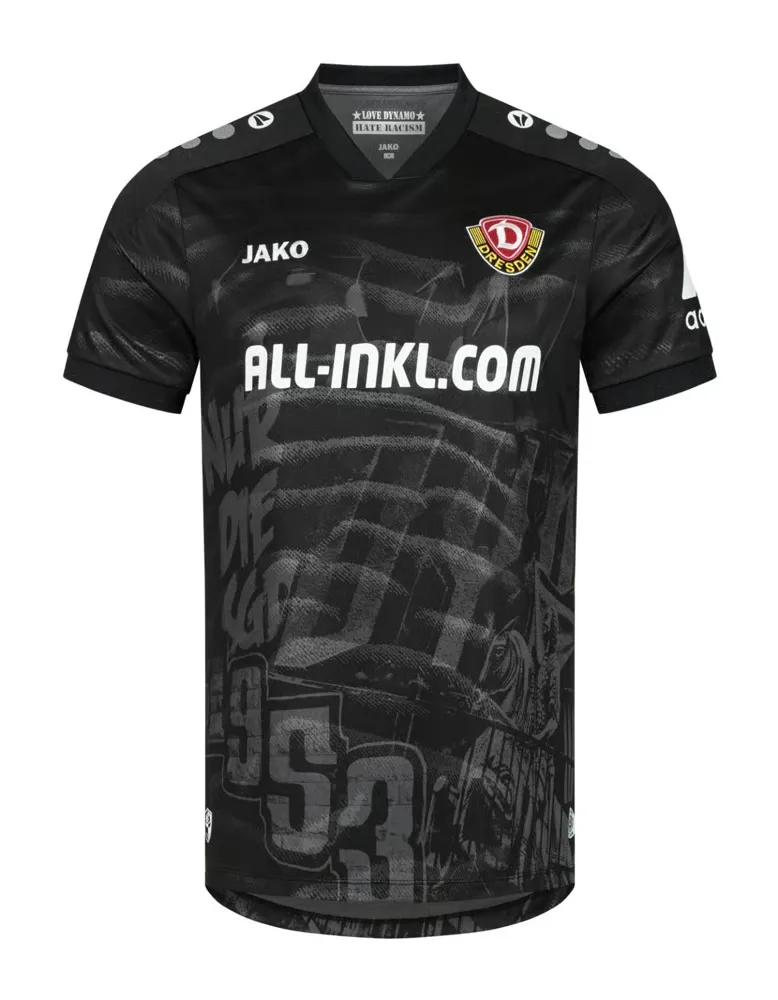 Homme Maillot extérieur Dynamo Dresde 2025/26 - Noir