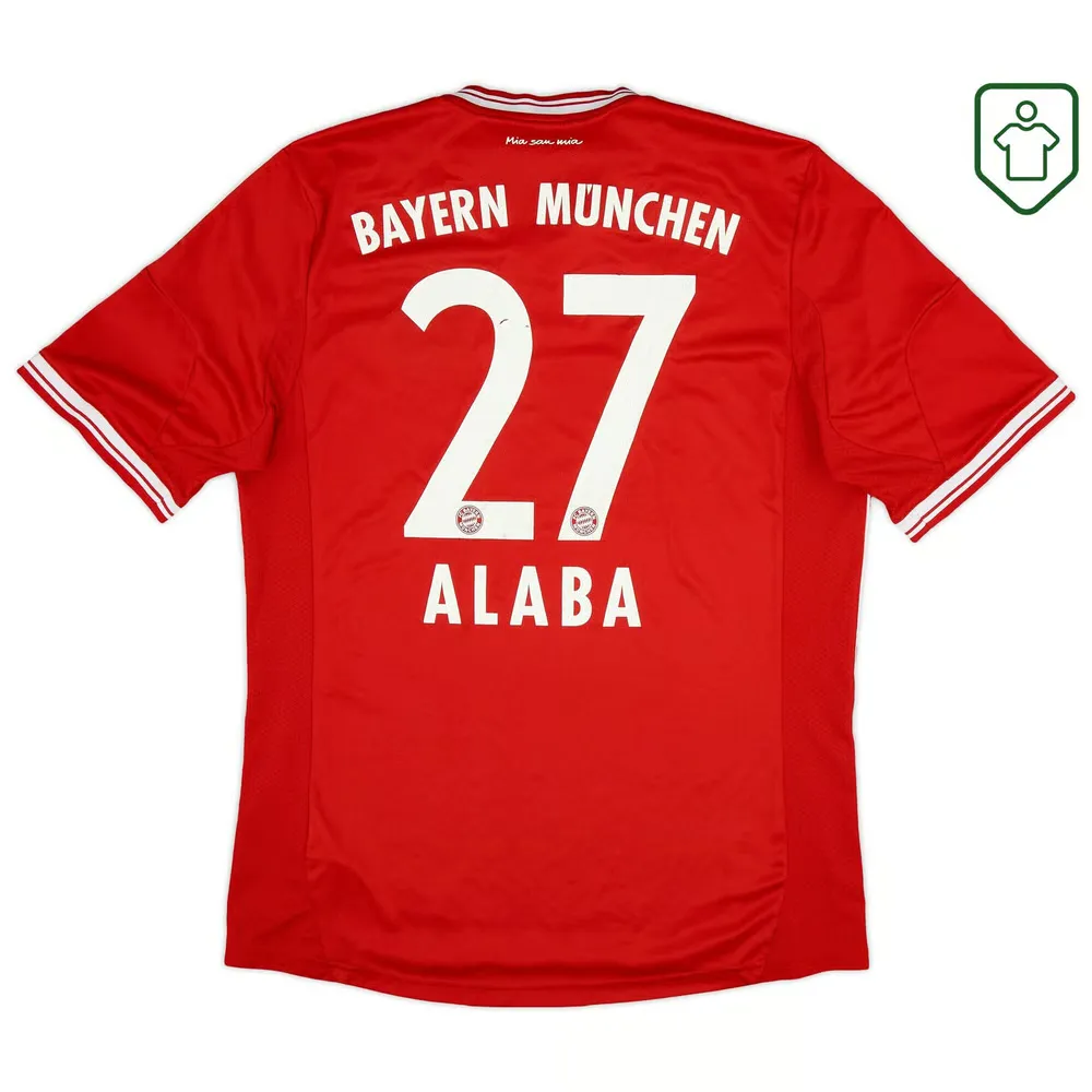 Homme Maillot domicile rétro Bayern Munich 2013/14 Alaba #27