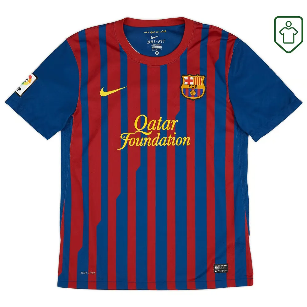 Homme Maillot rétro domicile FC Barcelone 2011/12 Messi #10 – Image 2