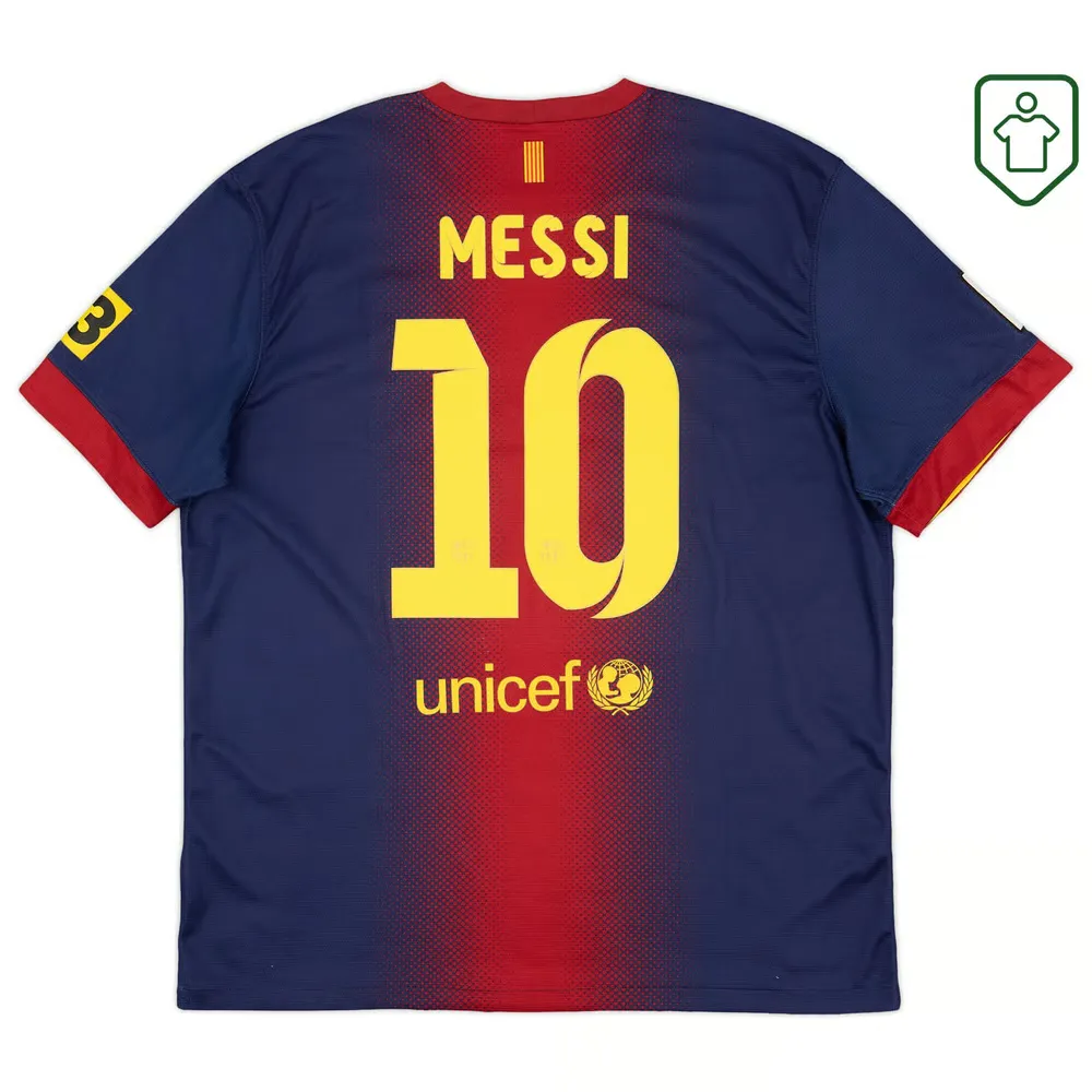 Homme Maillot rétro domicile FC Barcelone 2012/13 Messi #10