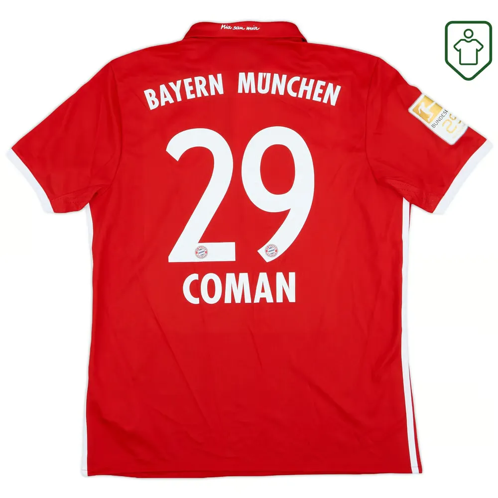 Homme Maillot domicile rétro Bayern Munich 2016/17 Coman #29