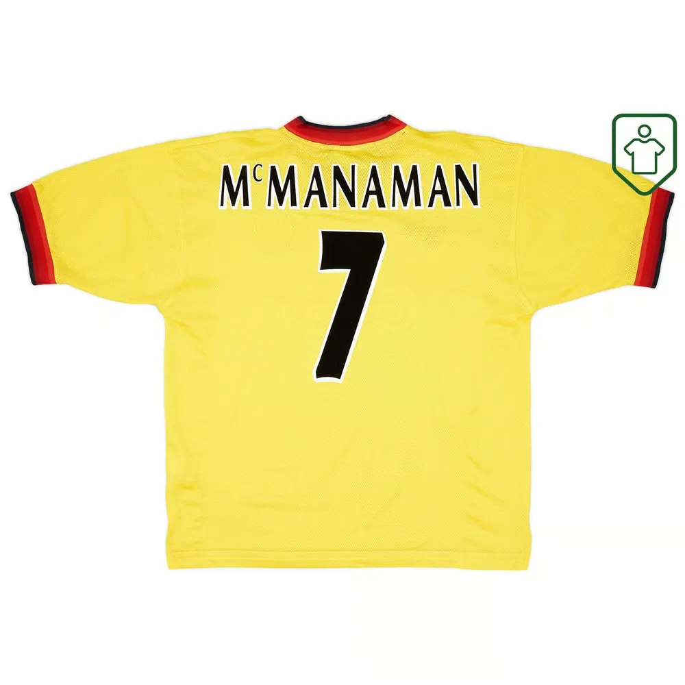 Maillot rétro extérieur homme Liverpool 1997/98 McManaman #7