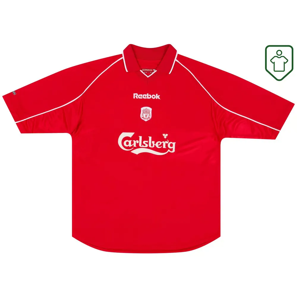 Maillot rétro domicile homme Liverpool 2000/03 Gerrard #17 – Image 2