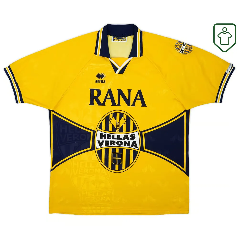 Homme Maillot extérieur rétro Hellas Vérone 1996/97