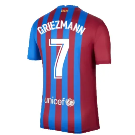 T-shirt domicile GRIEZMANN FC Barcelone 2021/22 pour homme