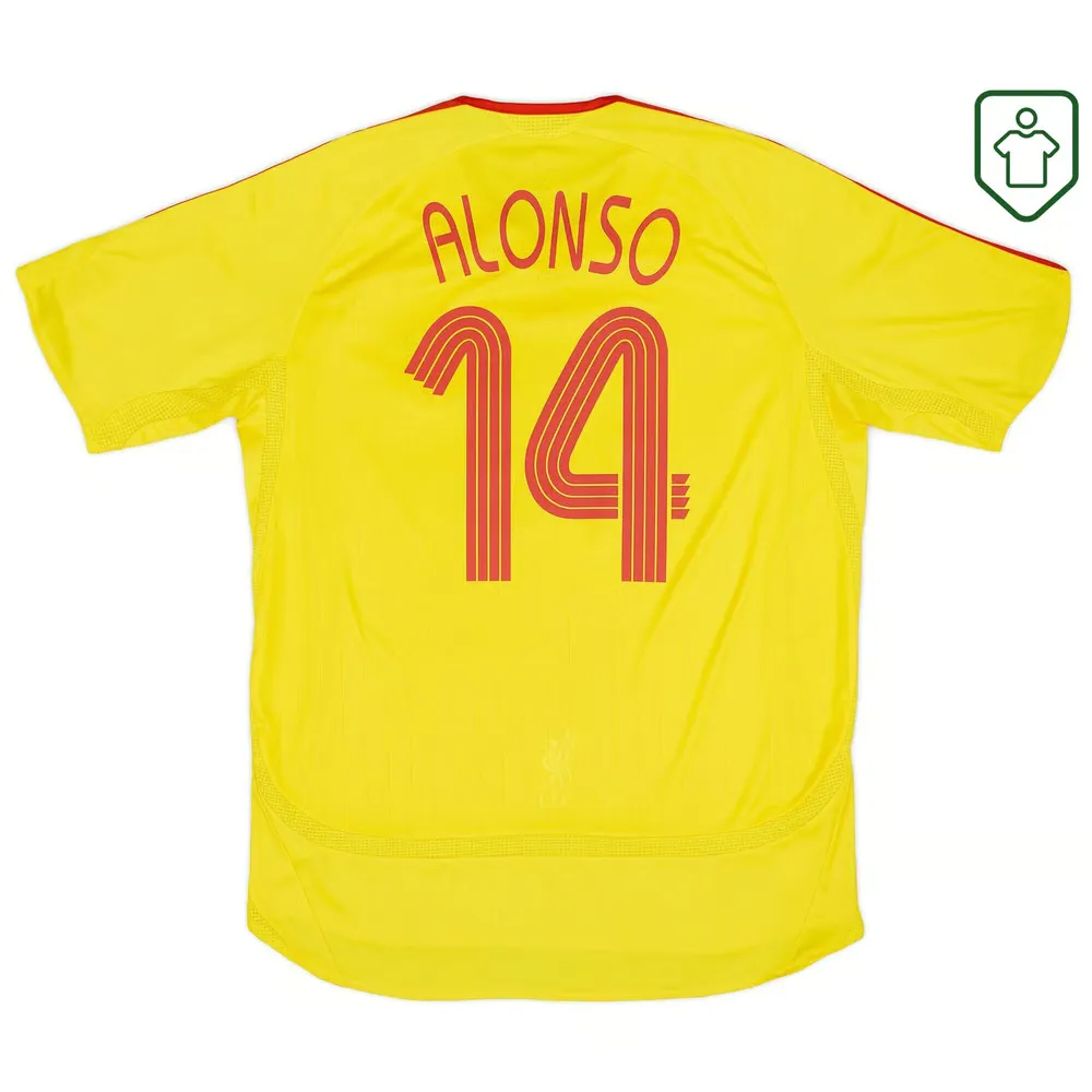 Maillot rétro extérieur homme Liverpool 2006/07 Alonso #14