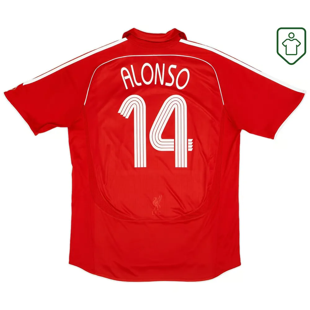 Maillot rétro domicile homme Liverpool 2006/08 Alonso #14