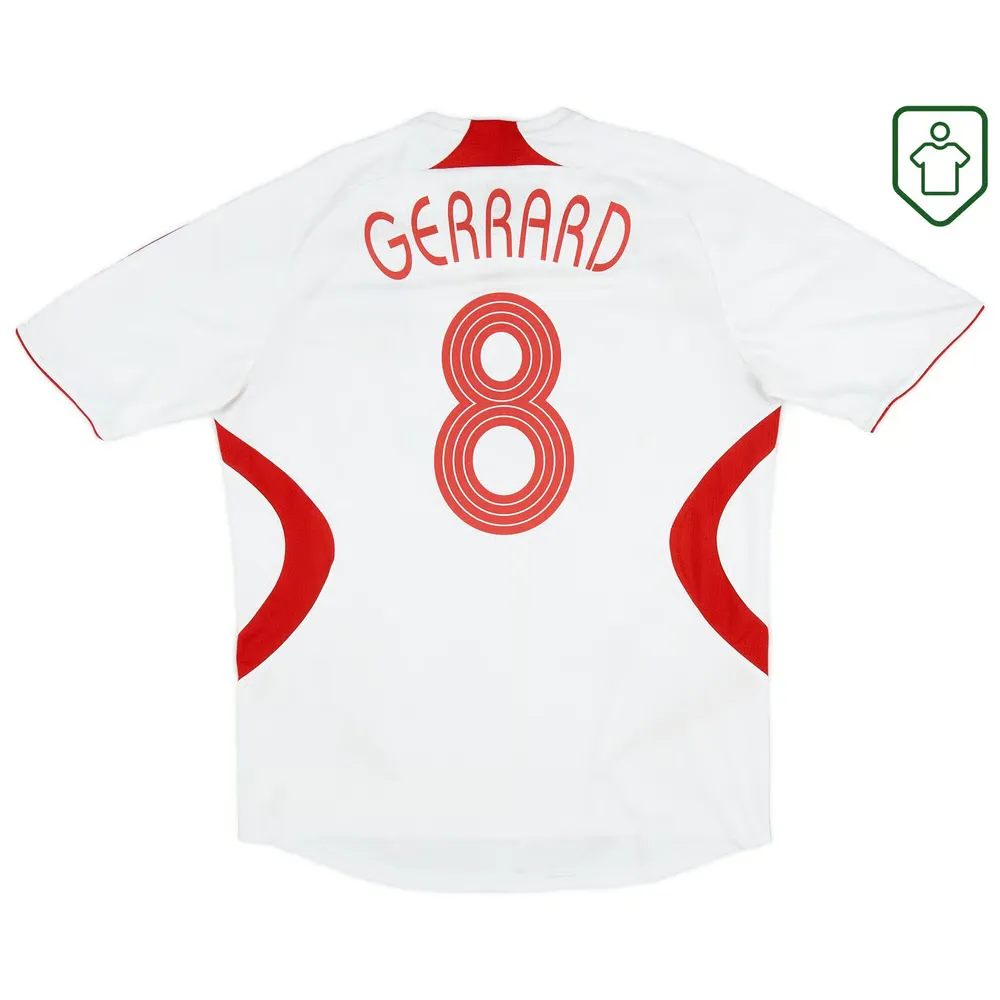 Maillot rétro extérieur homme Liverpool 2007/08 Gerrard #8