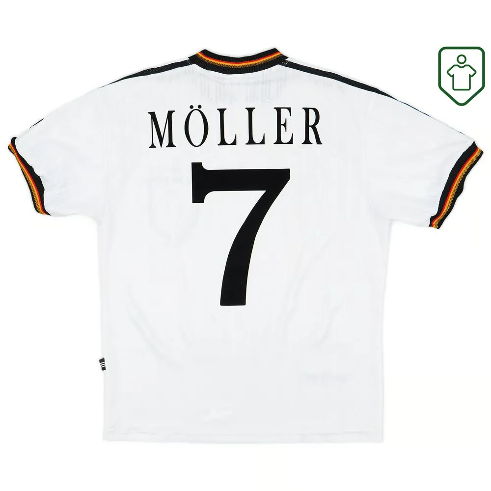 Homme Maillot rétro domicile Allemagne 1996/98 Möller #7
