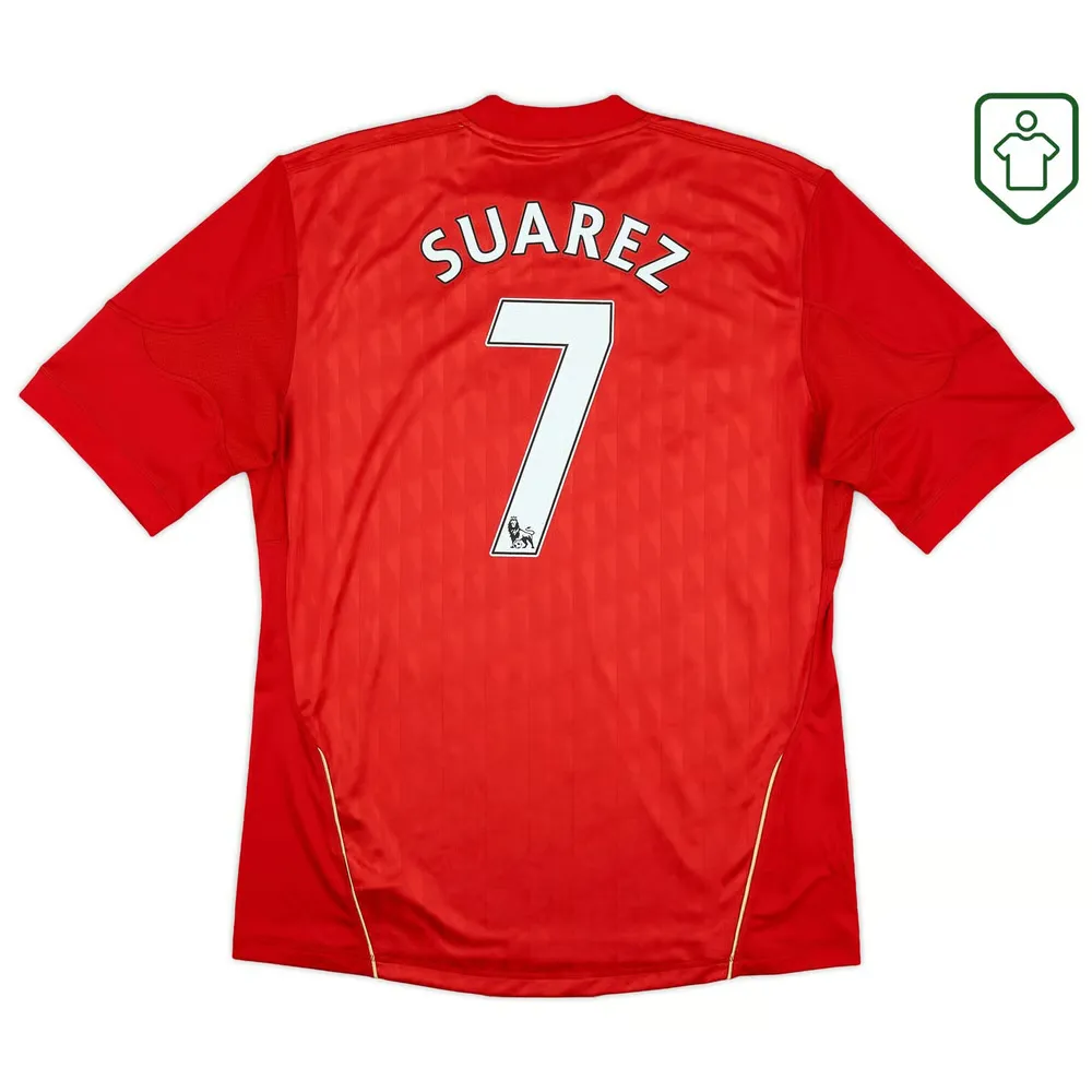 Maillot rétro domicile homme Liverpool 2010/12 Suarez #7