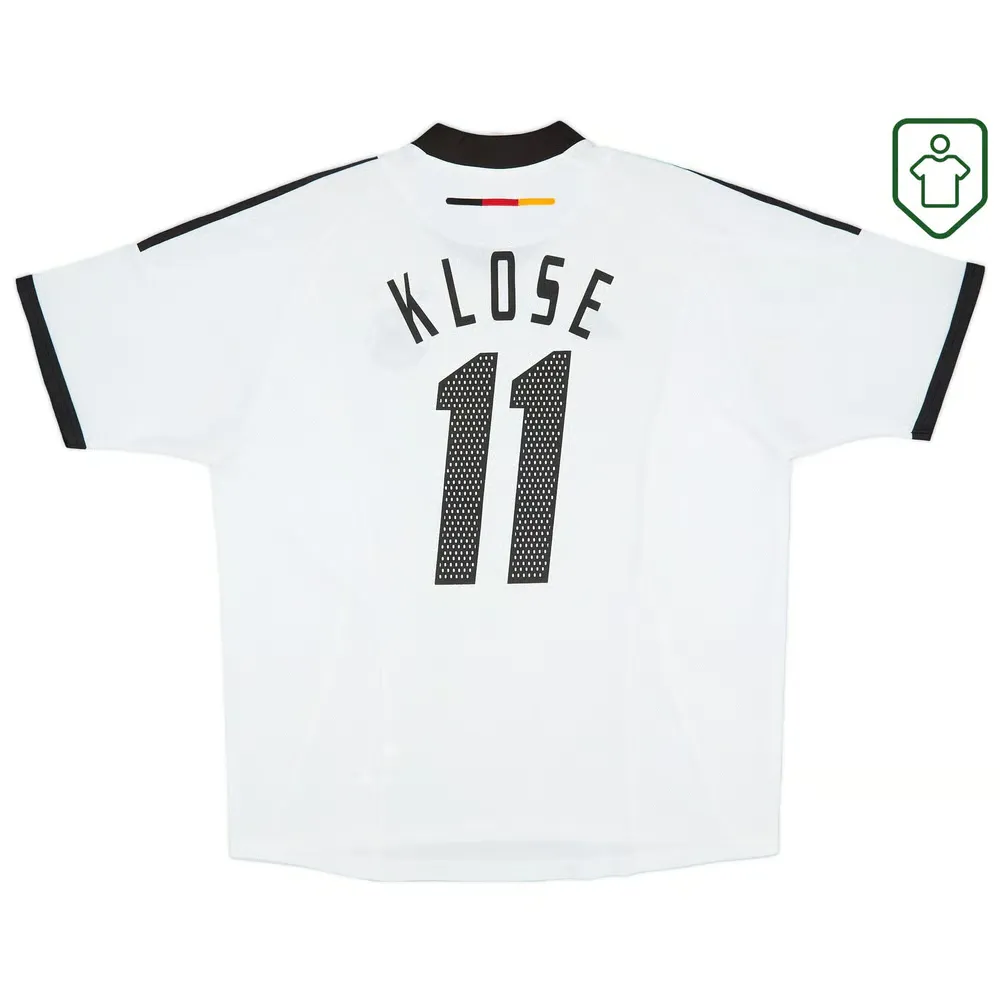Homme Maillot rétro domicile Allemagne 2002/04 Klose #11