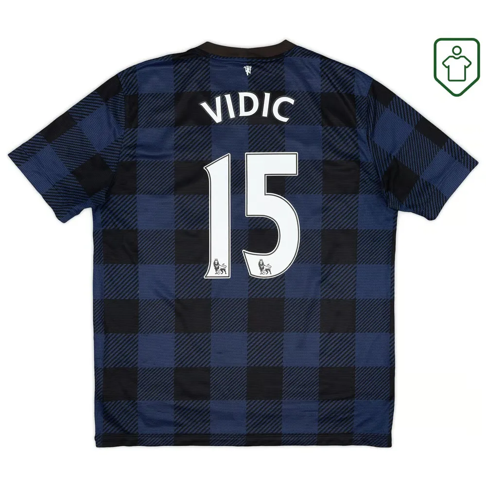 Maillot rétro extérieur homme Manchester United 2013/14 Vidic #15