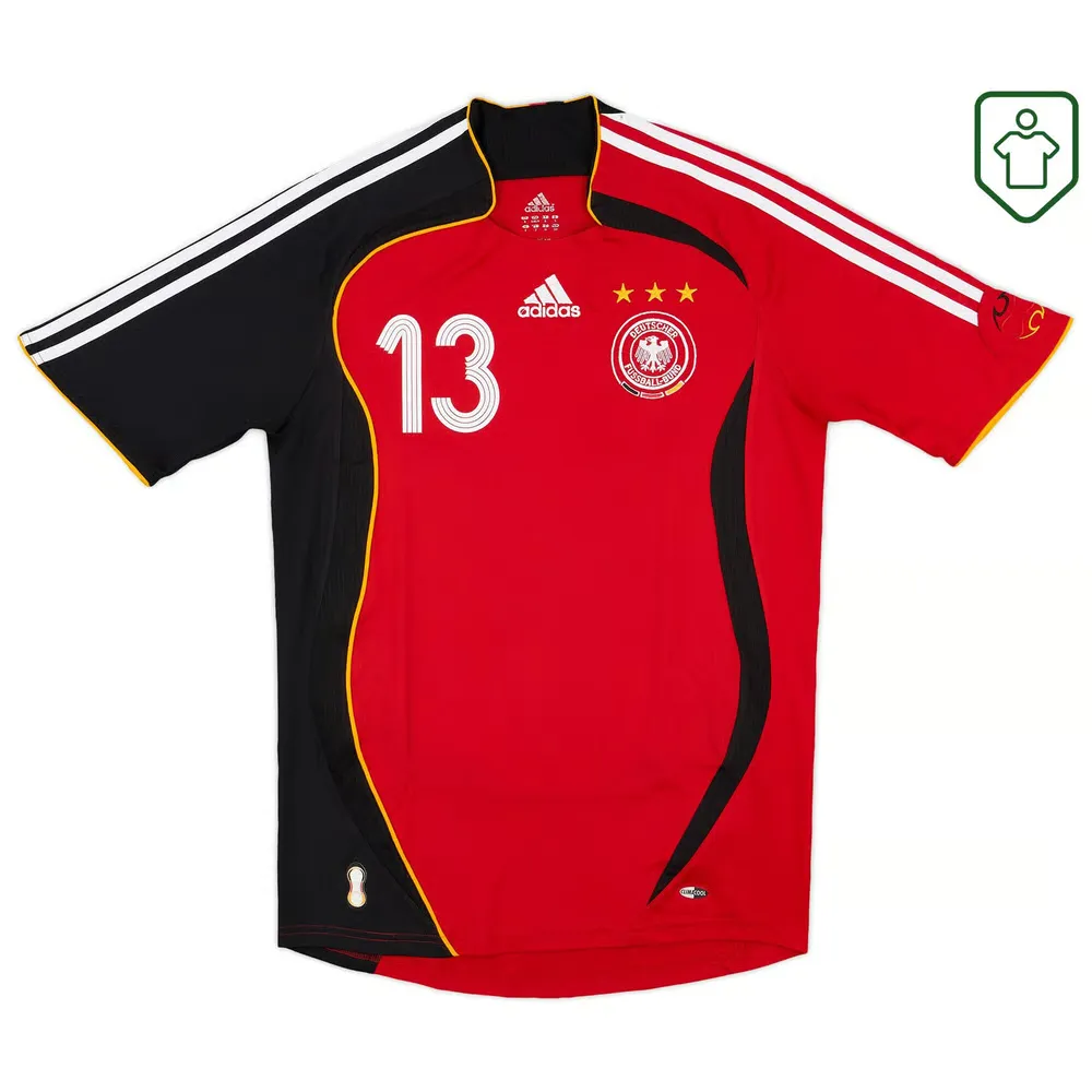 Homme Maillot rétro extérieur Allemagne 2005/07 Ballack #13 – Image 2