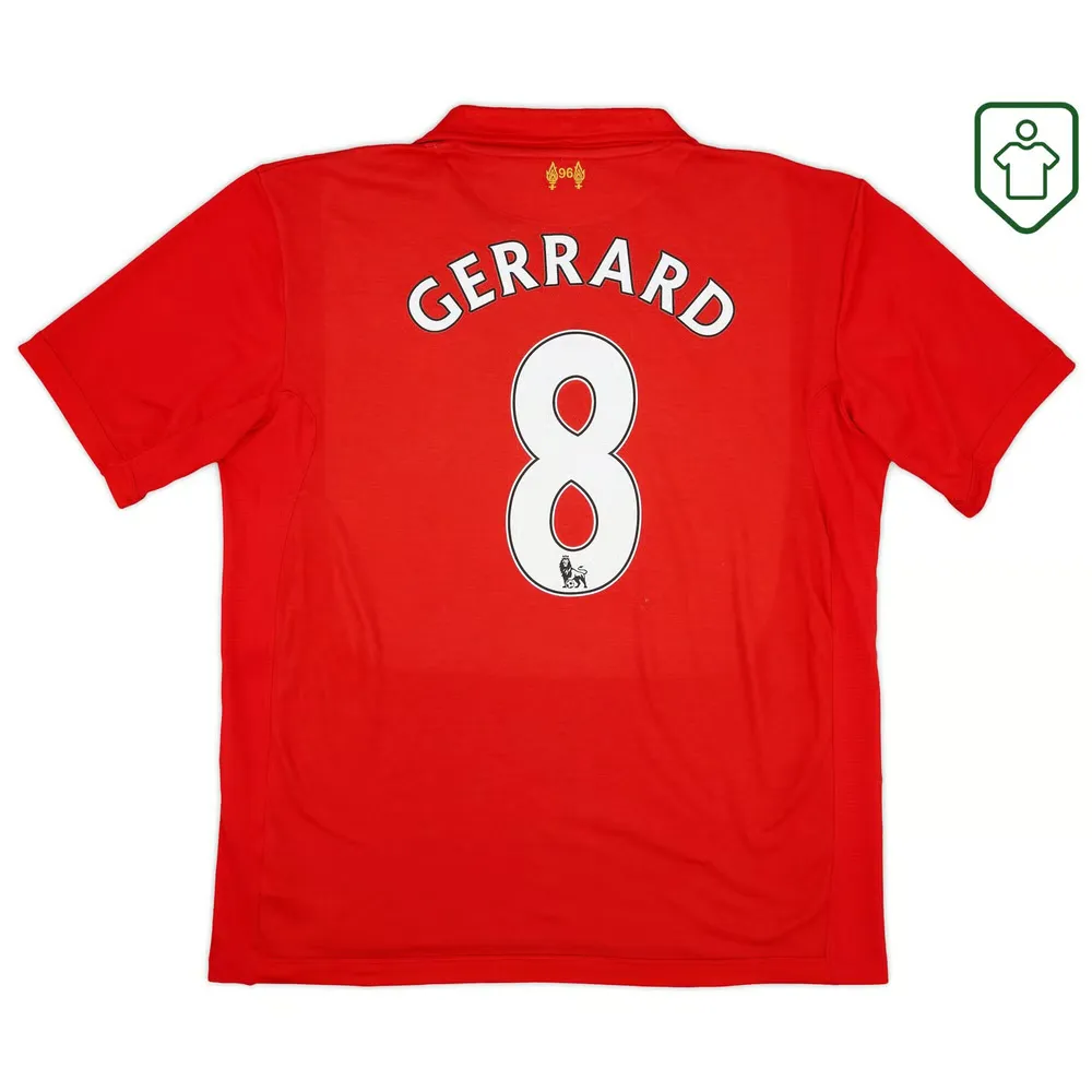 Maillot rétro domicile homme Liverpool 2012/13 Gerrard #8