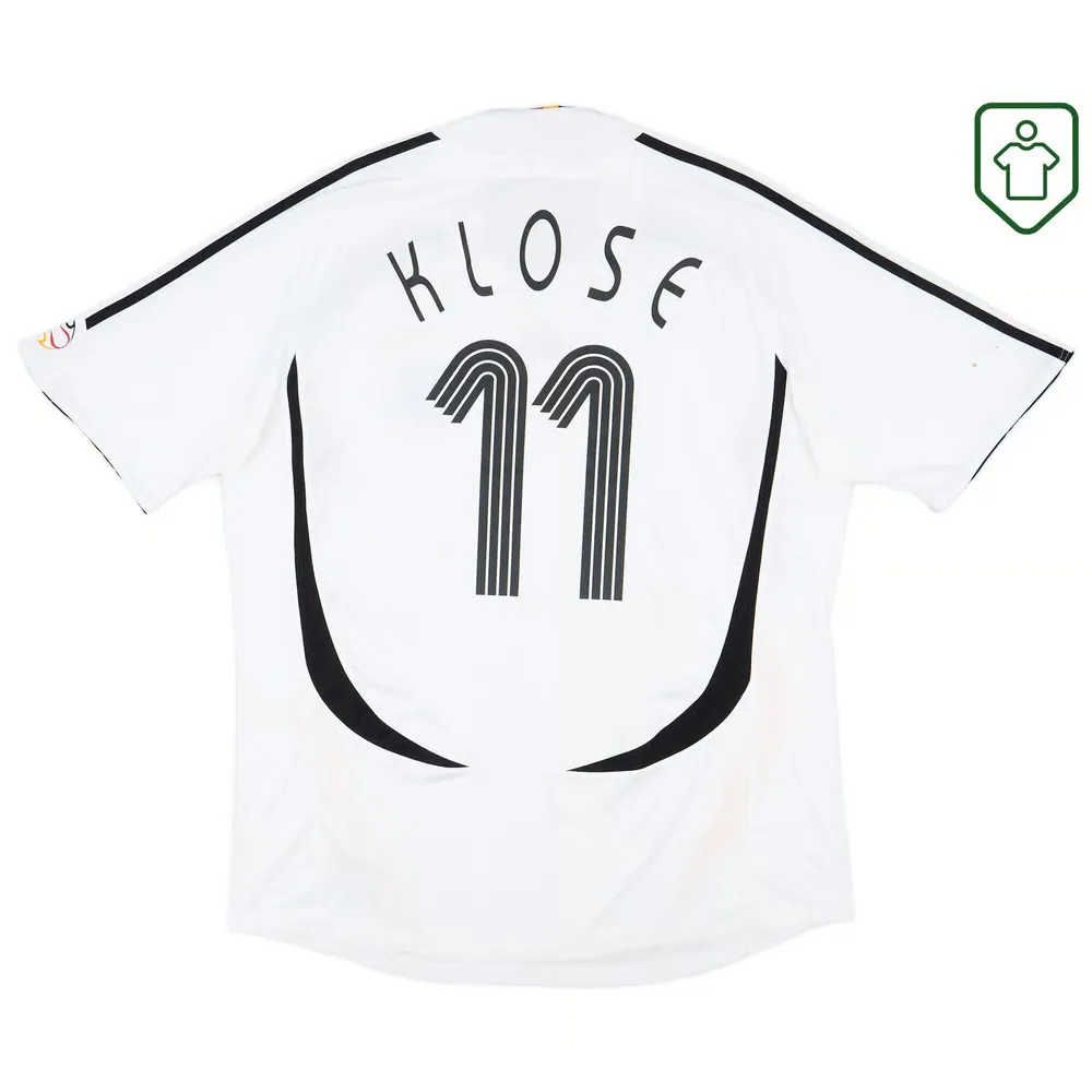 Homme Maillot rétro domicile Allemagne 2005/07 Klose #11
