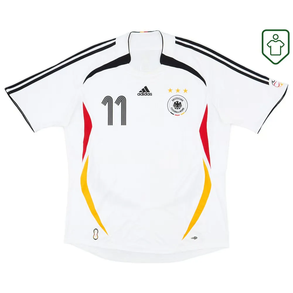 Homme Maillot rétro domicile Allemagne 2005/07 Klose #11 – Image 2