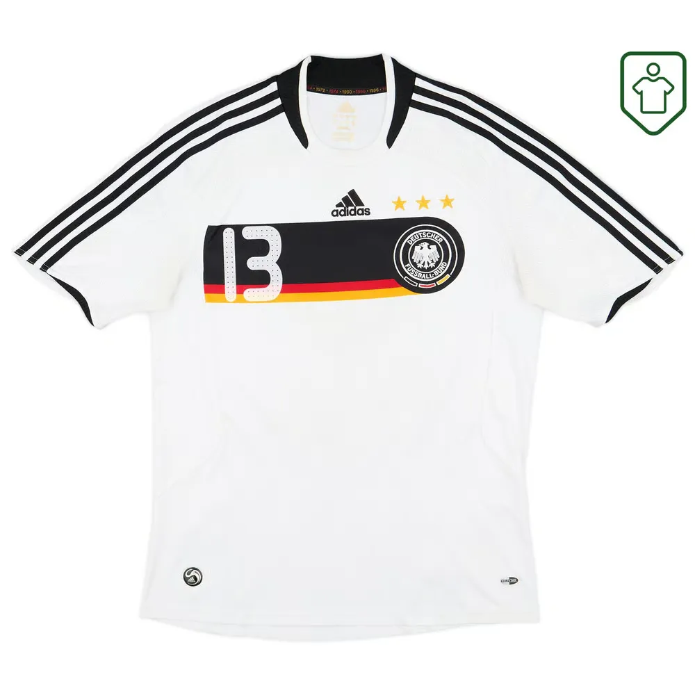 Homme Maillot rétro domicile Allemagne 2008/09 Ballack #13 – Image 2