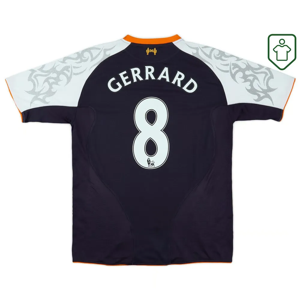 Maillot rétro troisième homme Liverpool 2012/13 Gerrard #8