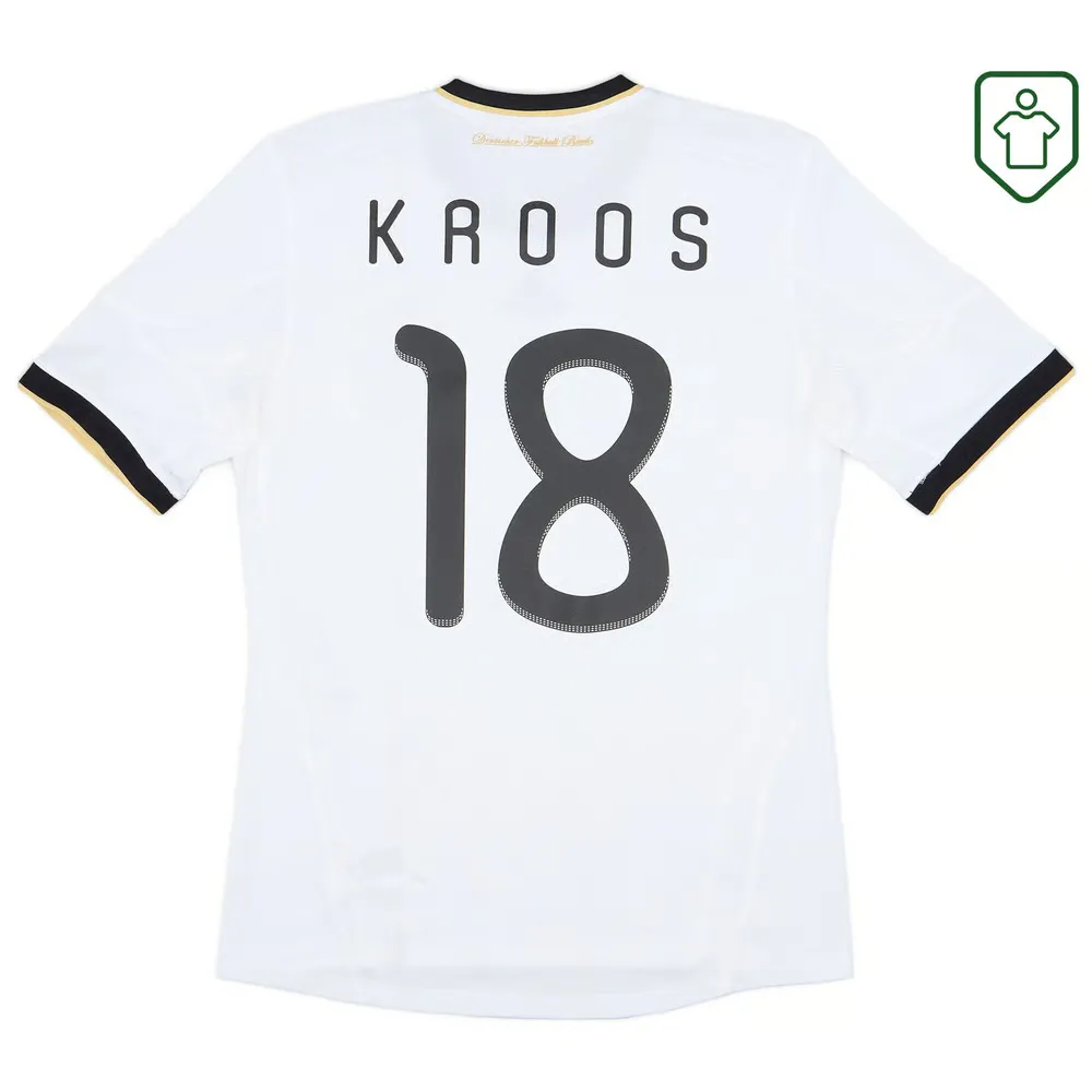 Homme Maillot rétro domicile Allemagne 2010/11 Kroos #18