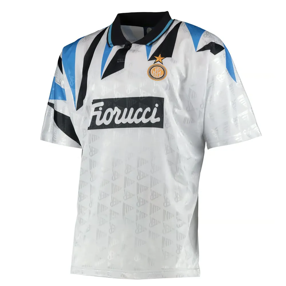 Homme Maillot extérieur rétro Inter Milan 1992