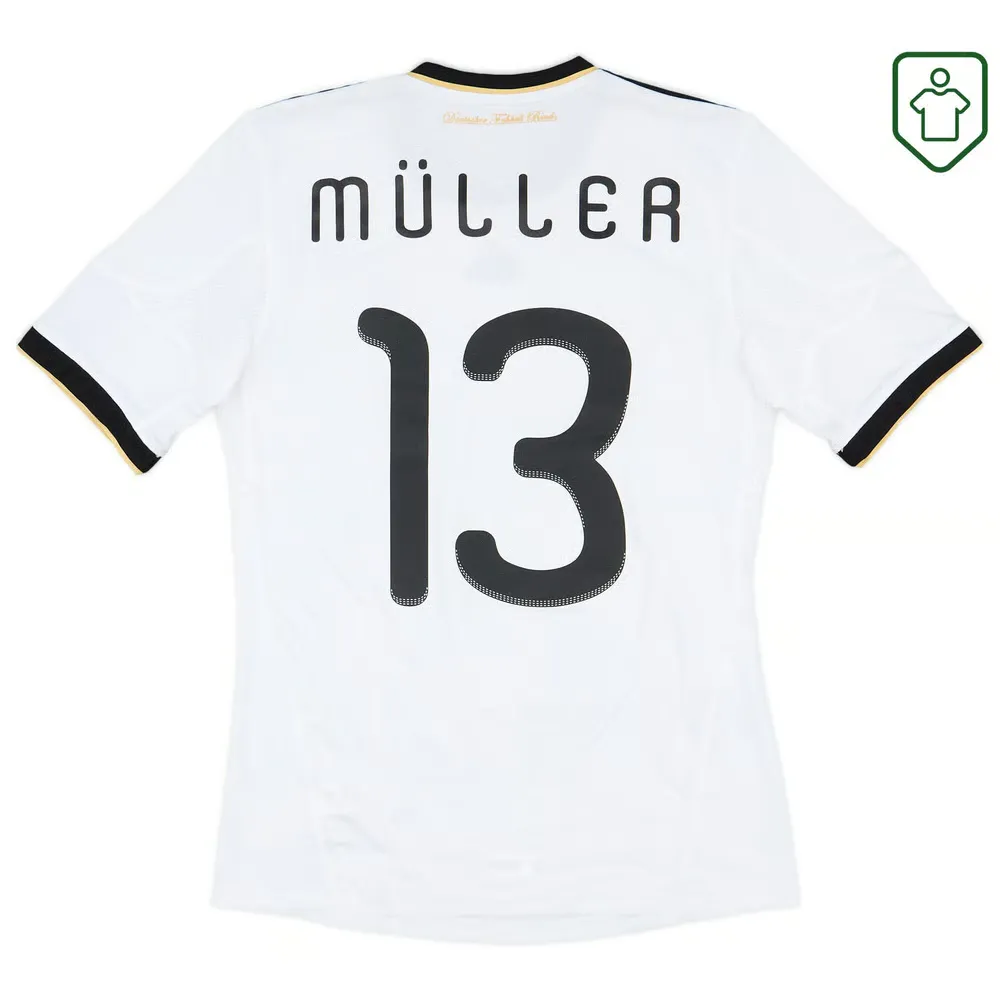 Homme Maillot rétro domicile Allemagne 2010/11 Müller #13
