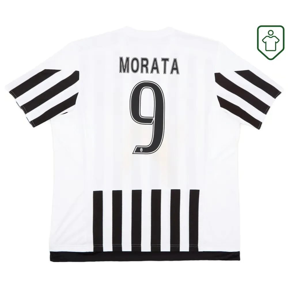 Homme Maillot domicile rétro Juventus 2015/16 Morata #9