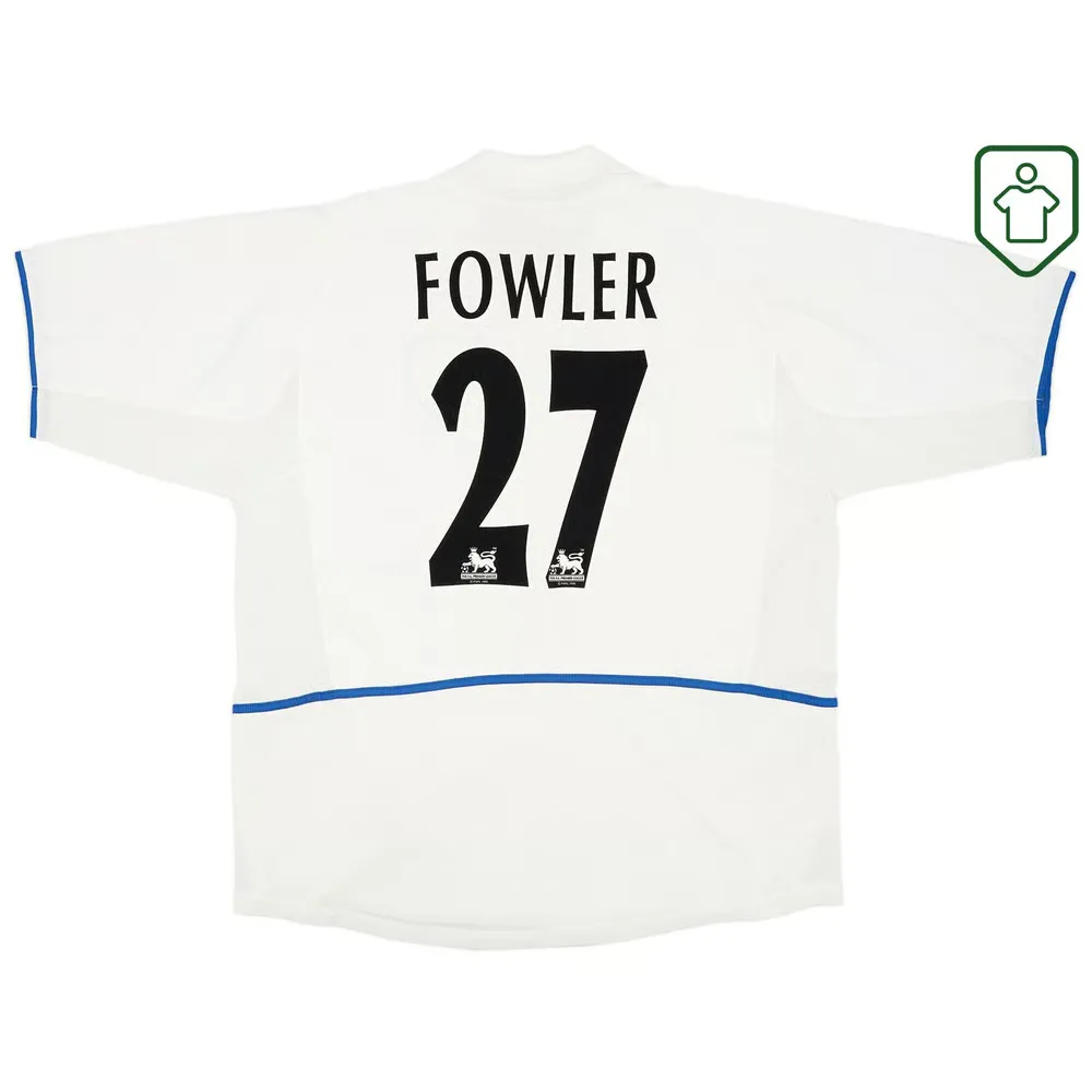 Maillot rétro domicile homme Leeds United 2002/03 Fowler #27