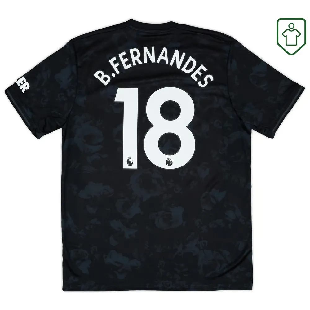 Maillot rétro troisième homme Manchester United 2019/20 B. Fernandes #18