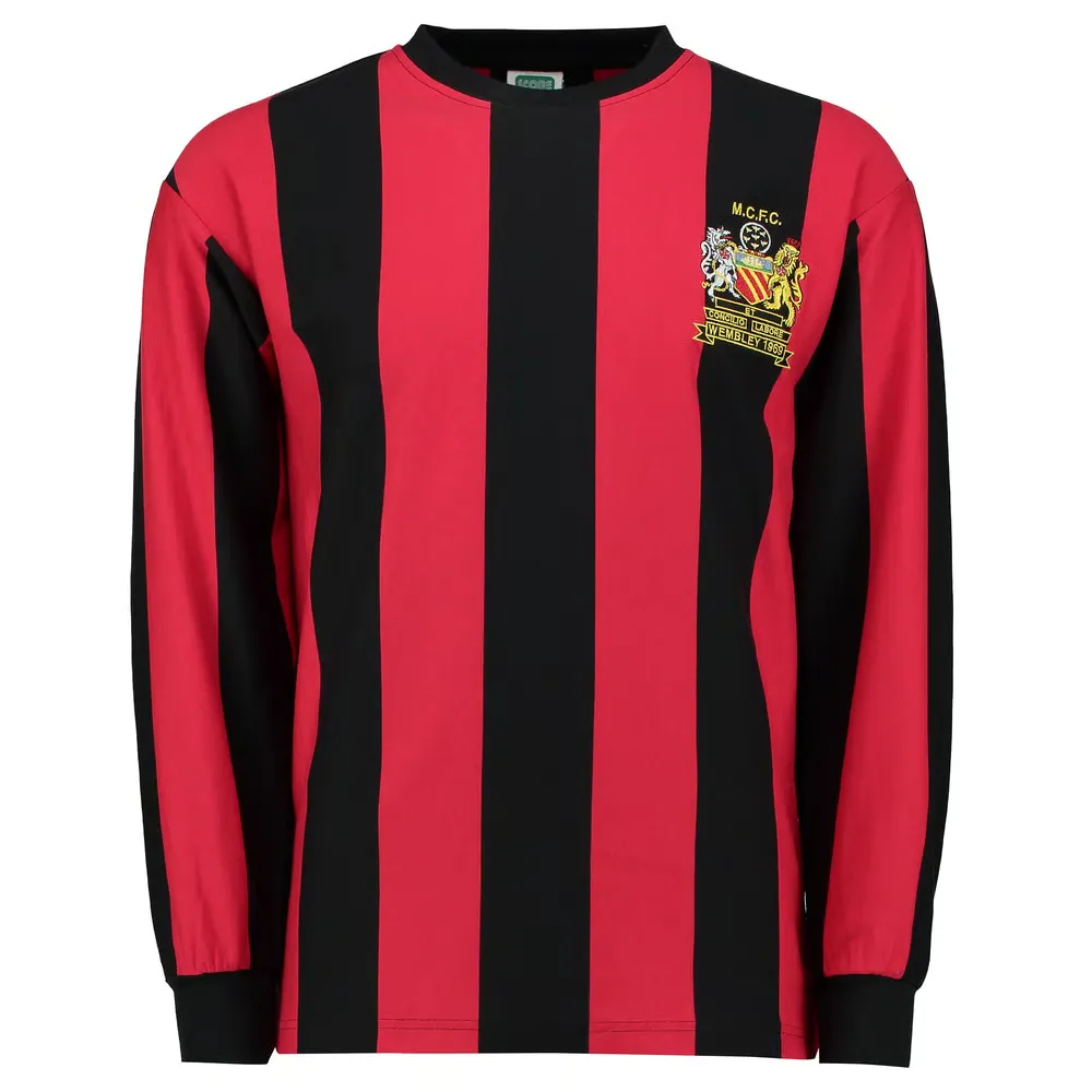 Maillot rétro manche longue homme Manchester City finale FA Cup 1969