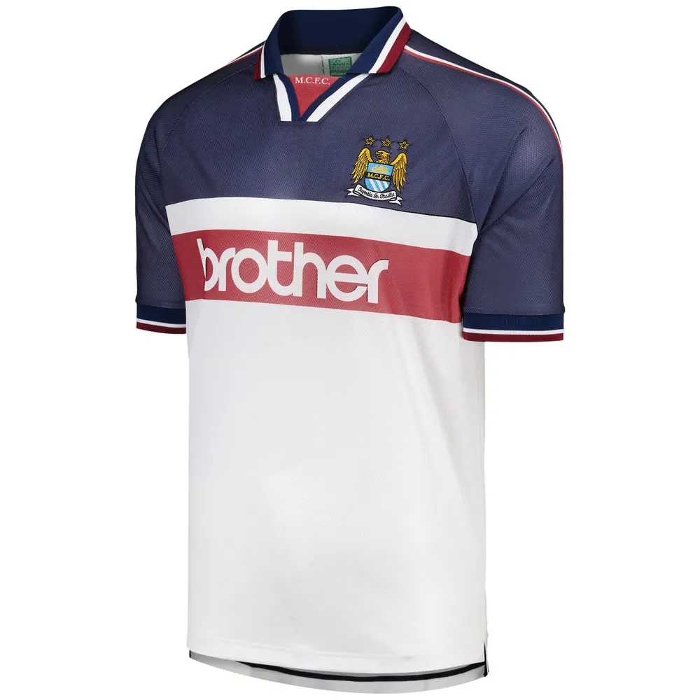 Maillot rétro extérieur homme Manchester City 1998