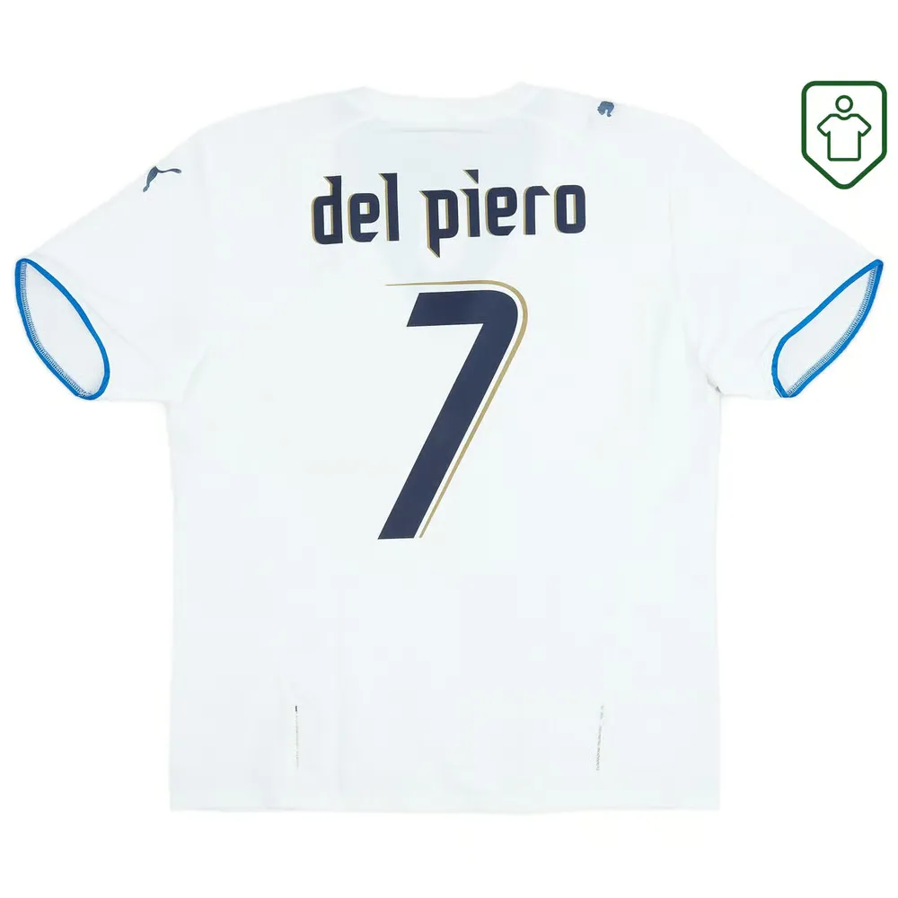 Homme Maillot rétro extérieur Italie 2006 Del Piero #7