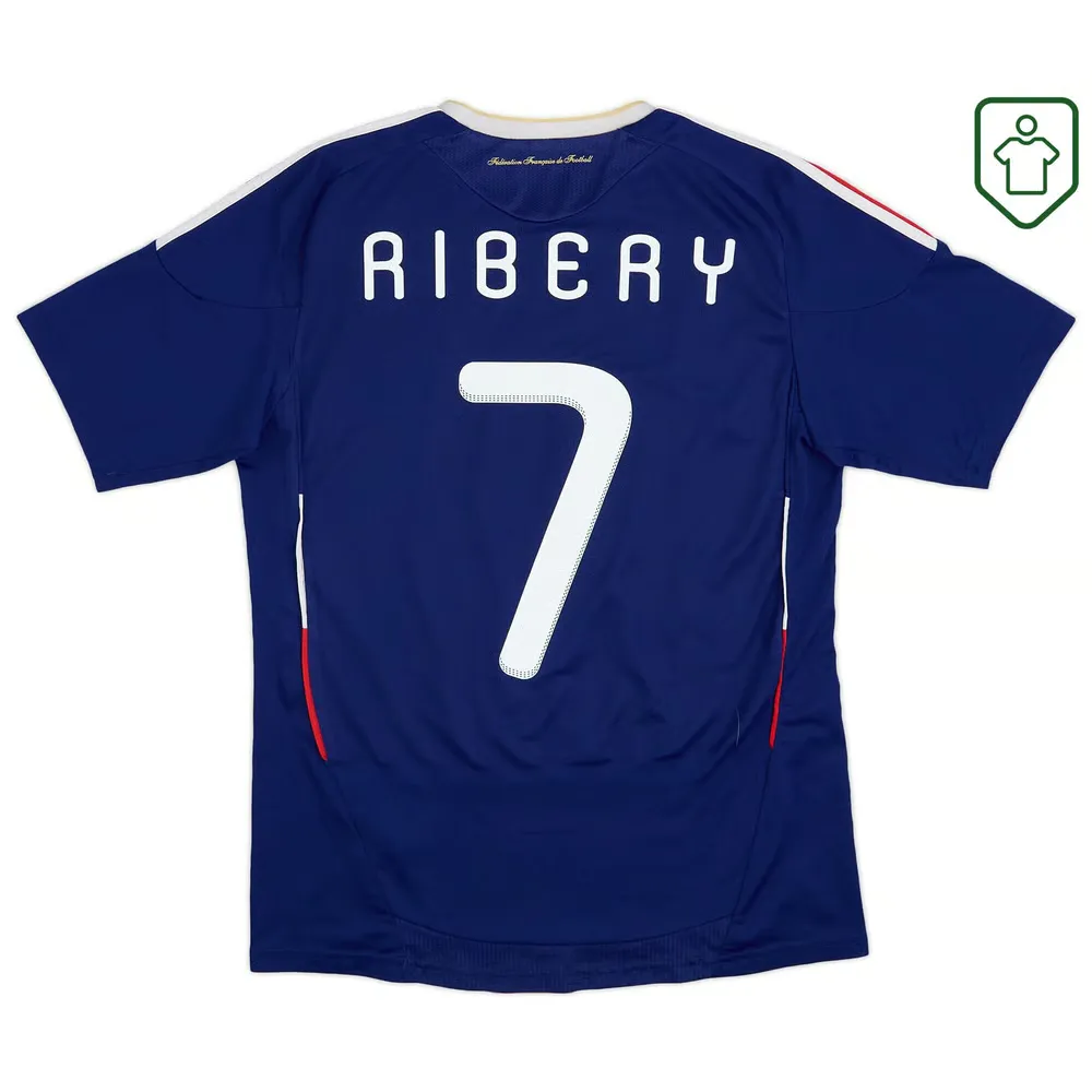 Homme Maillot rétro domicile France 2009/10 Ribéry #7