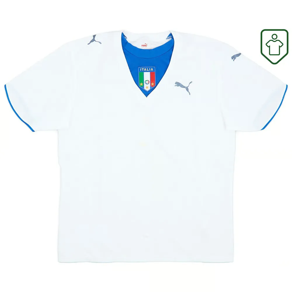 Homme Maillot rétro extérieur Italie 2006
