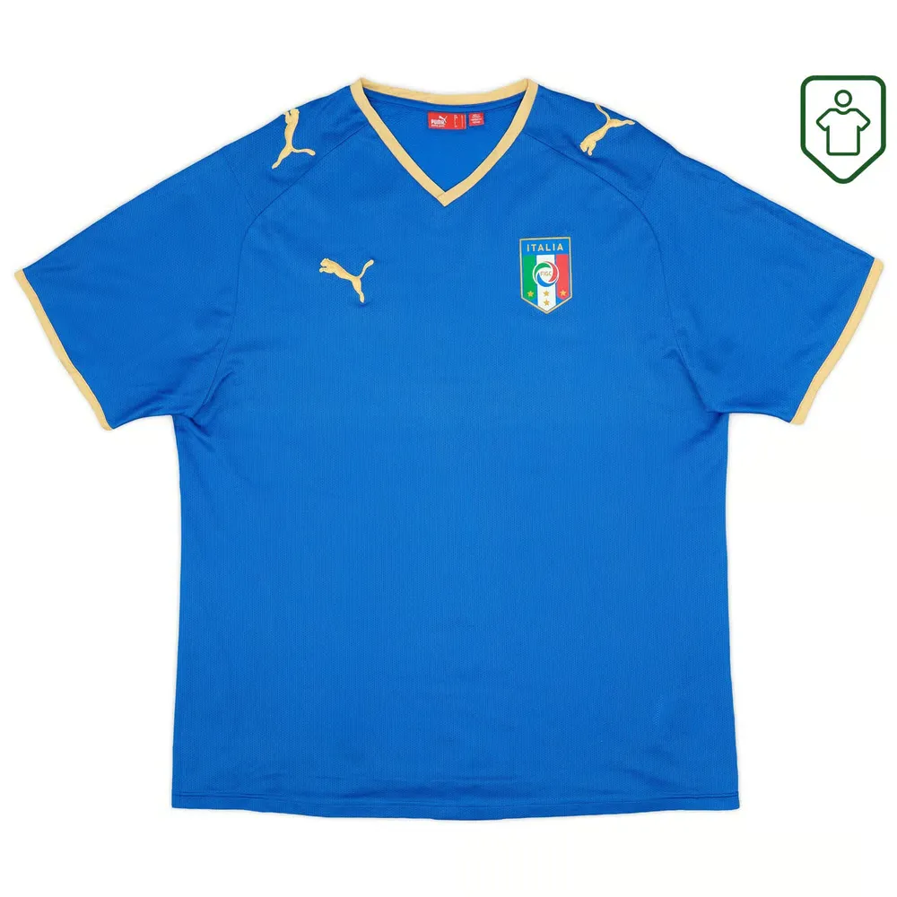 Homme Maillot rétro domicile Italie 2007/08