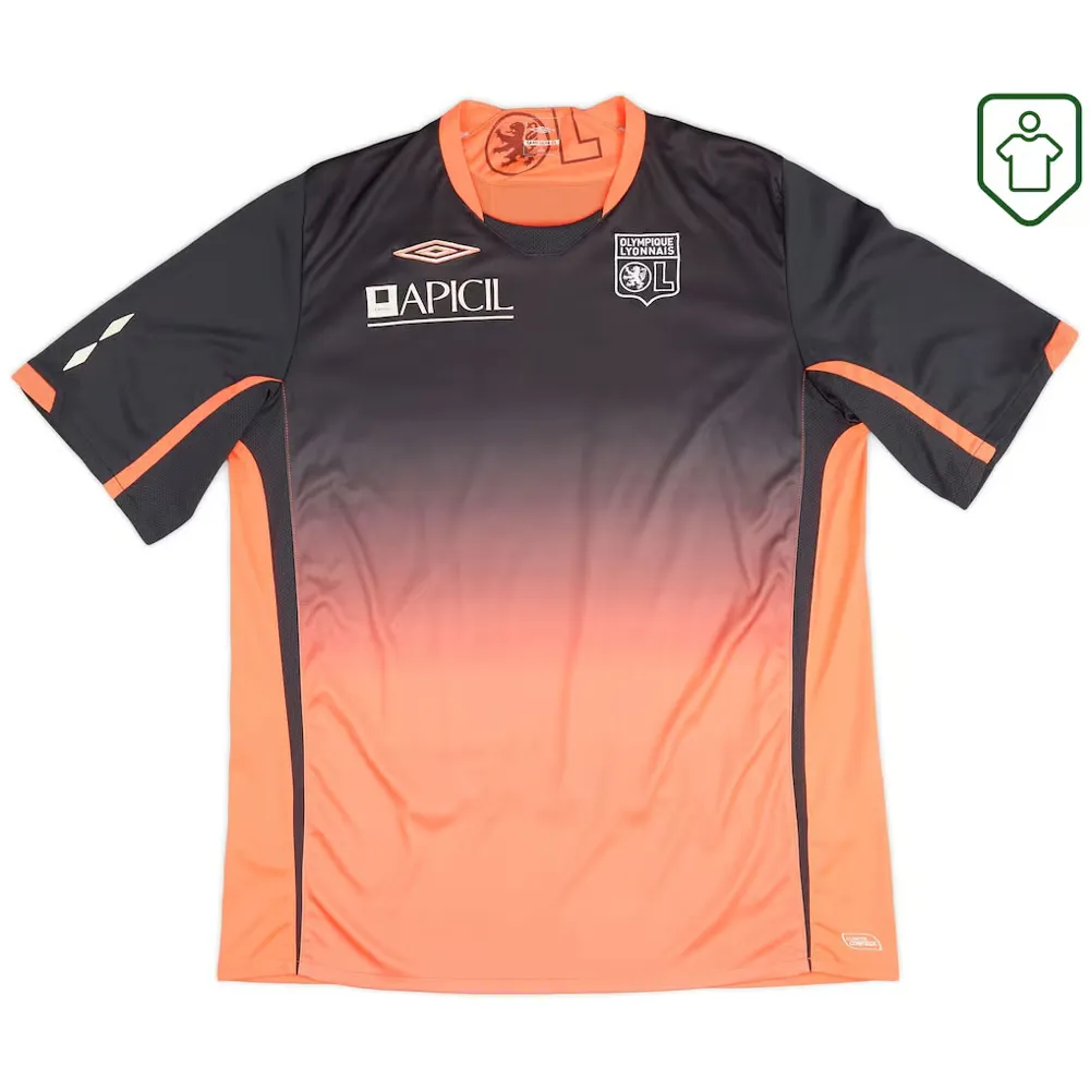 Homme Maillot rétro extérieur OL 2009/10