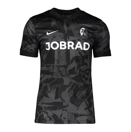 Maillot échauffement third homme SC Freiburg 2025/26 - Noir