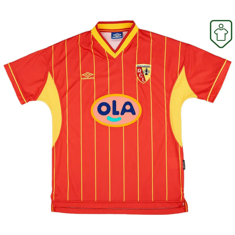 Homme Maillot rétro domicile RC Lens 1999/00