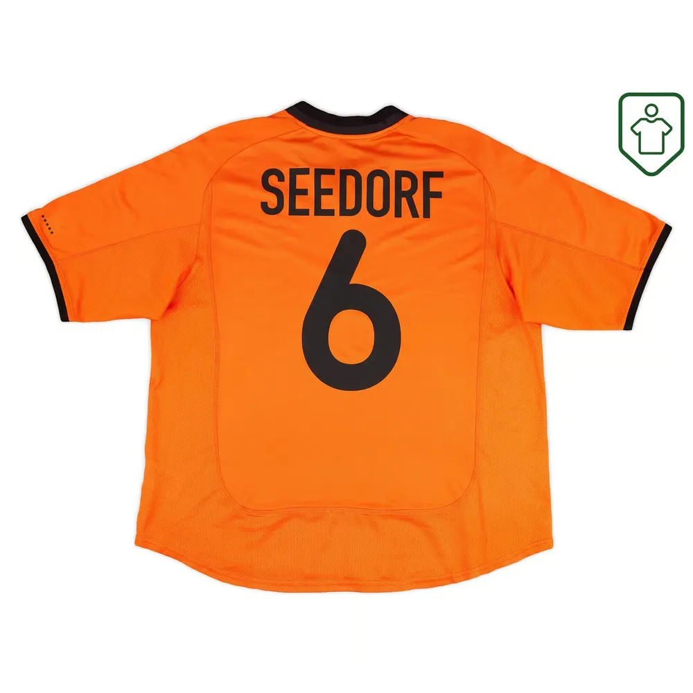 Homme Maillot rétro domicile Pays-Bas 2000/02 Seedorf #6